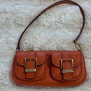 Michael Kors Tangerine Buckle Shoulder Bag